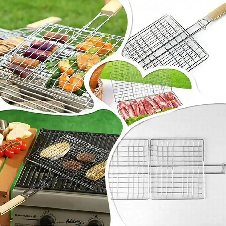 Steel Grilling Tray 1499 Portable Automation-ready Barbecue Roast Endless variety Rs Grill Purpose BBQ Stainless Multi