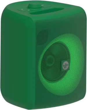Stromberg - Chunk Portable Bluetooth Speaker, 25W Power, 14-Hour Playtime, Waterproof Dustproof - Microphone Included - Karaoke - Green