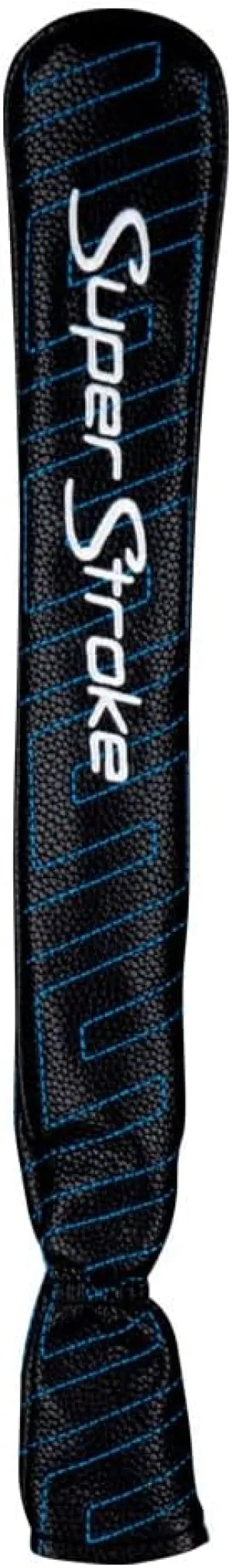 SuperStroke Golf Alignment Stick Headcover, Made of Water and Stain Resistant Synthetic Leather, 2-Panel Construction with Piping, Multi Color