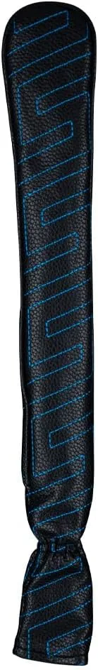 SuperStroke Golf Alignment Stick Headcover, Made of Water and Stain Resistant Synthetic Leather, 2-Panel Construction with Piping, Multi Color