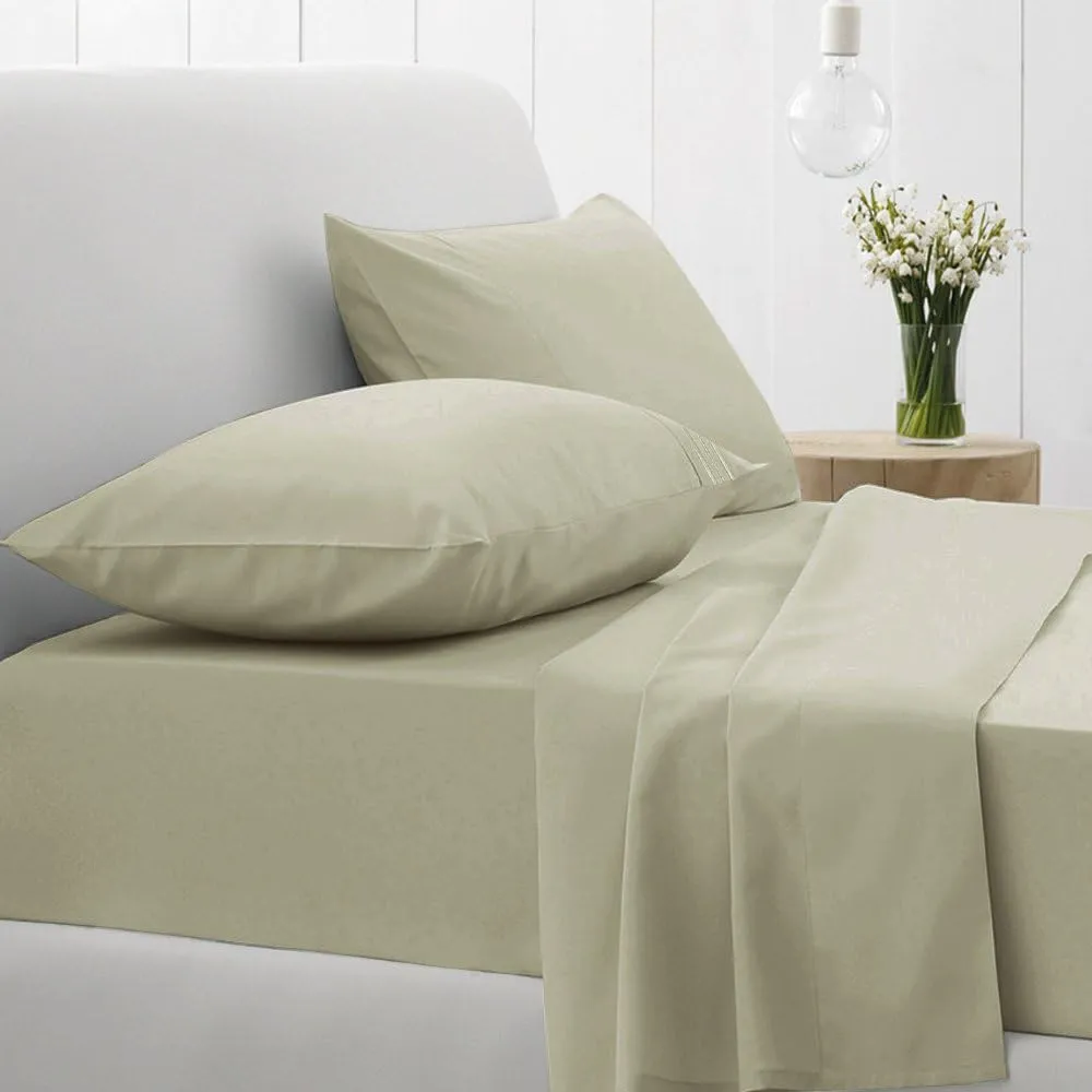 Sweet Home Collection Luxury 5 Piece Bed-in-A-Bag Solid Color Comforter and Sheet Set, Queen, Sage