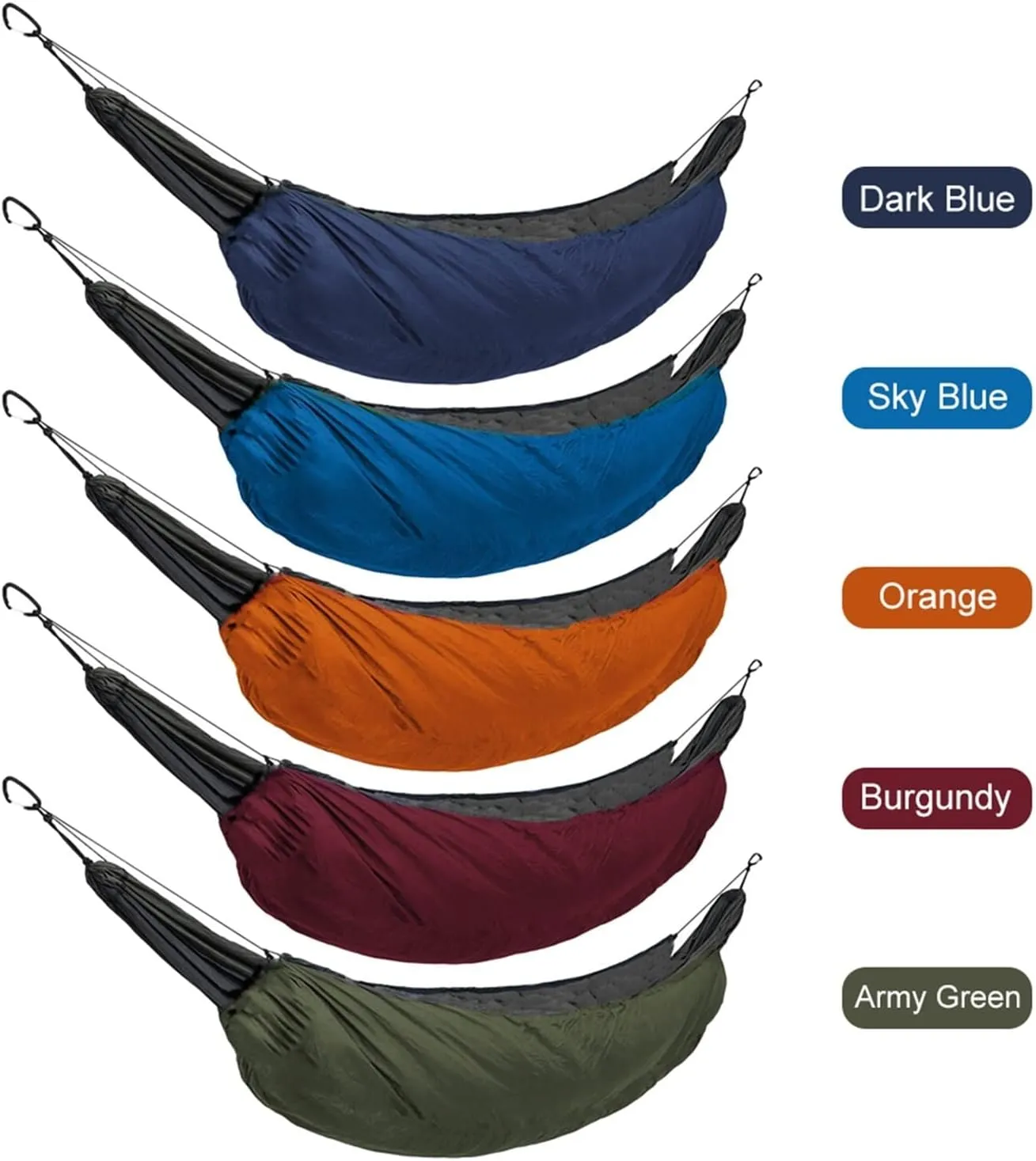 Swing Set Hammock, Quilt, Warm Hammock Blanket, Insulation Kit, Portable, Suitable for Outdoor/Camping/Sleeping Bag/Hiking Swing Seat (Color : Brown)