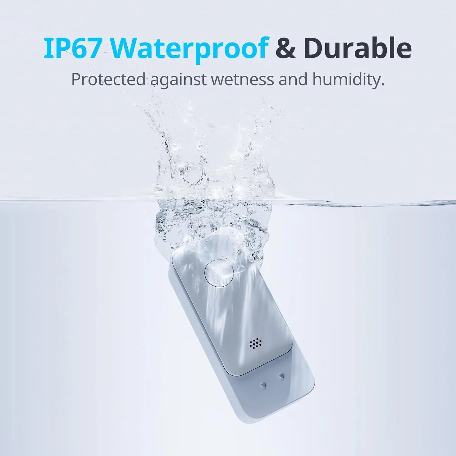 SwitchBot WiFi Water Sensor, Smart Water Leak Detector, 100dB Adjustable Alerts & App Alerts, IP67 Waterproof, Wireless Detector for Kitchen, Bathroom, Basement, No Hub Required (Support 2.4G) (3)