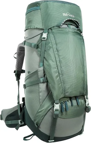 Tatonka Men Trekking Backpack with Front Opening, Sage Green, 50   10 Liter