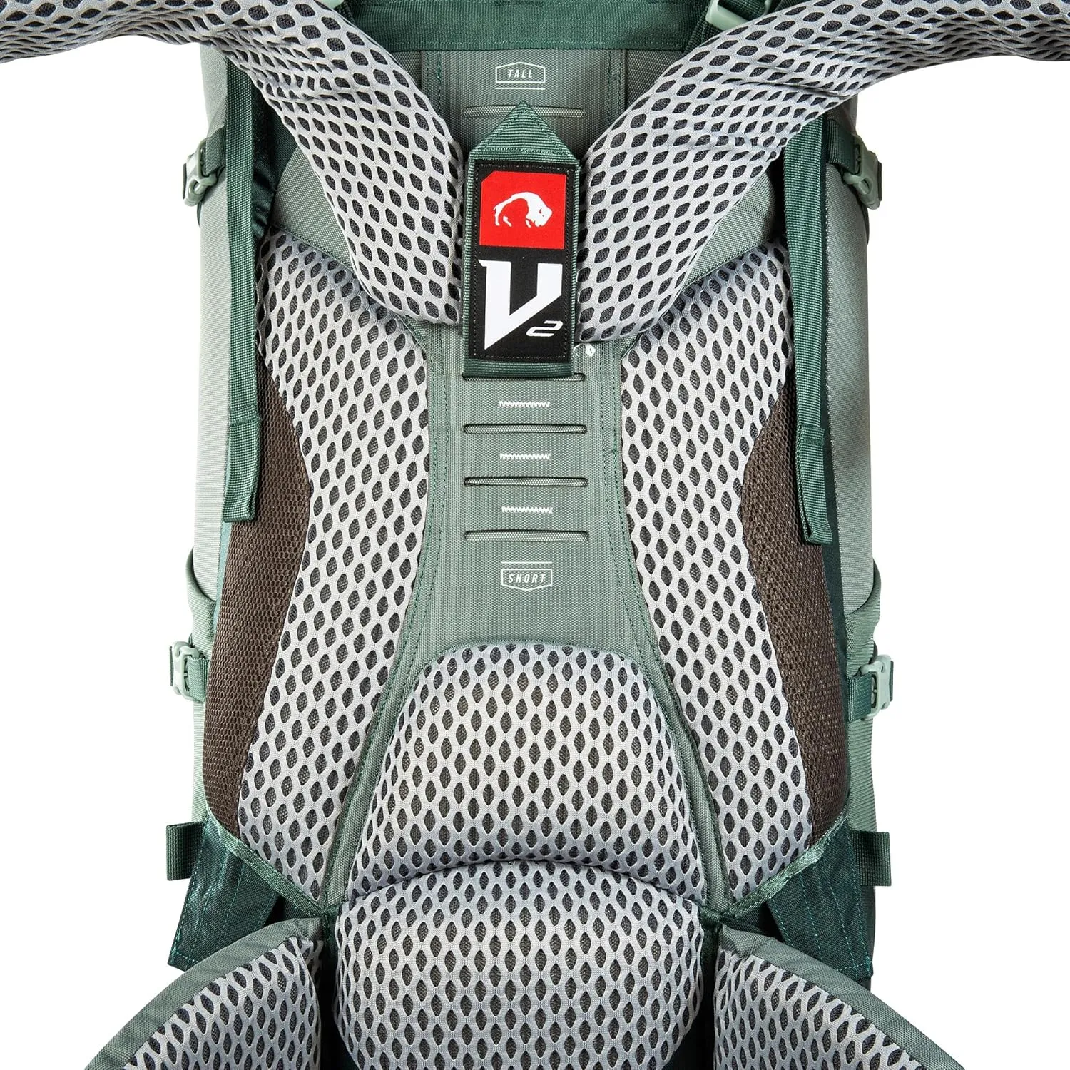 Tatonka Men Trekking Backpack with Front Opening, Sage Green, 50   10 Liter