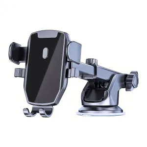 Telescopic Suction Cup Car Phone Holder – Universal Dashboard Mount
