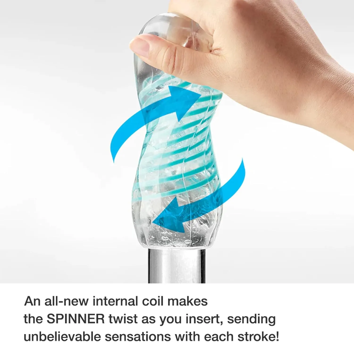 TENGA Spinner 02 Hexa, Spiral Motion, Reusable, Waterproof Male Masturbator