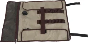 Tent Stake Bag, Tear Impervious Oxford Camping Bag with Handle Multifunctional Stake Organizer Outdoor Gear Pouch for Hammer Peg and Camping Tools Storage (Khaki)​