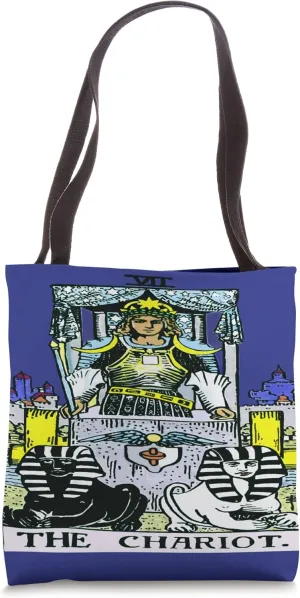 The Chariot Card ~ Rider Waite Tarot Tote Bag