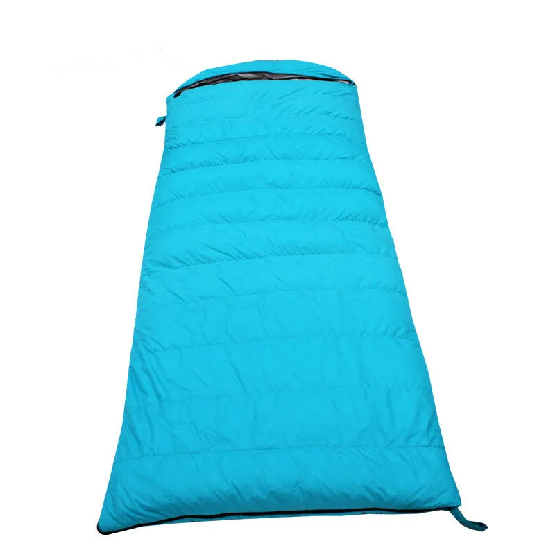 Thickened warm down sleeping bag skin friendly fabric high quality down outdoor camping