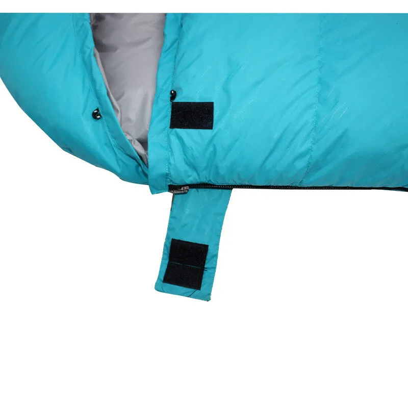 Thickened warm down sleeping bag skin friendly fabric high quality down outdoor camping