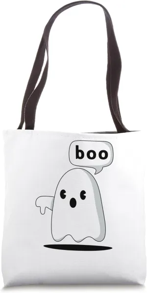 Thumbs Down Ghost Screaming Boo Disapproval Ghost halloween Tote Bag