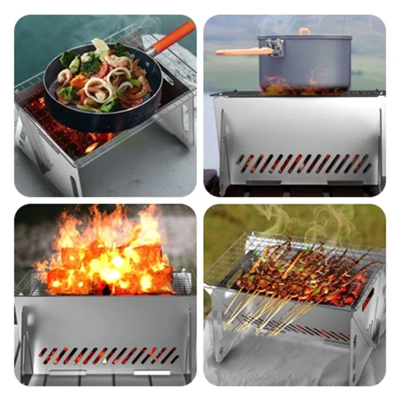 Tokyo Mart Folding Camping Grill
