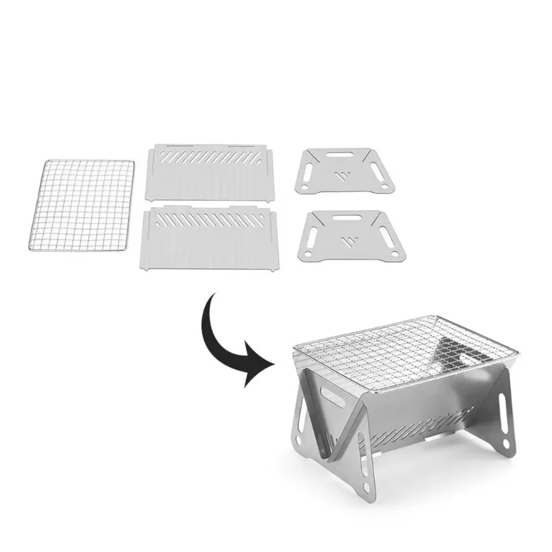Tokyo Mart Folding Camping Grill