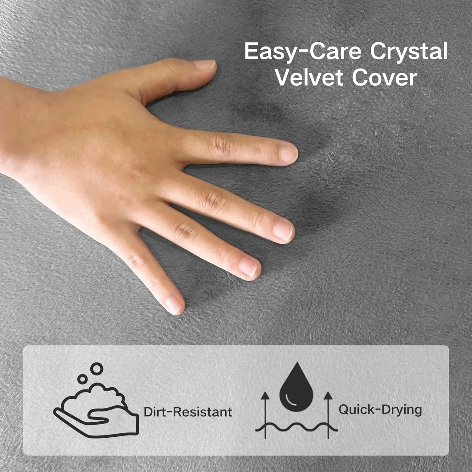 Tri-Fold Memory Foam Mattress, 4 inch Single Folding Mattress with Washable Covers, Reversible Design, Foldable Mattress Topper for Travel&Guests 75" x 25" x 4"