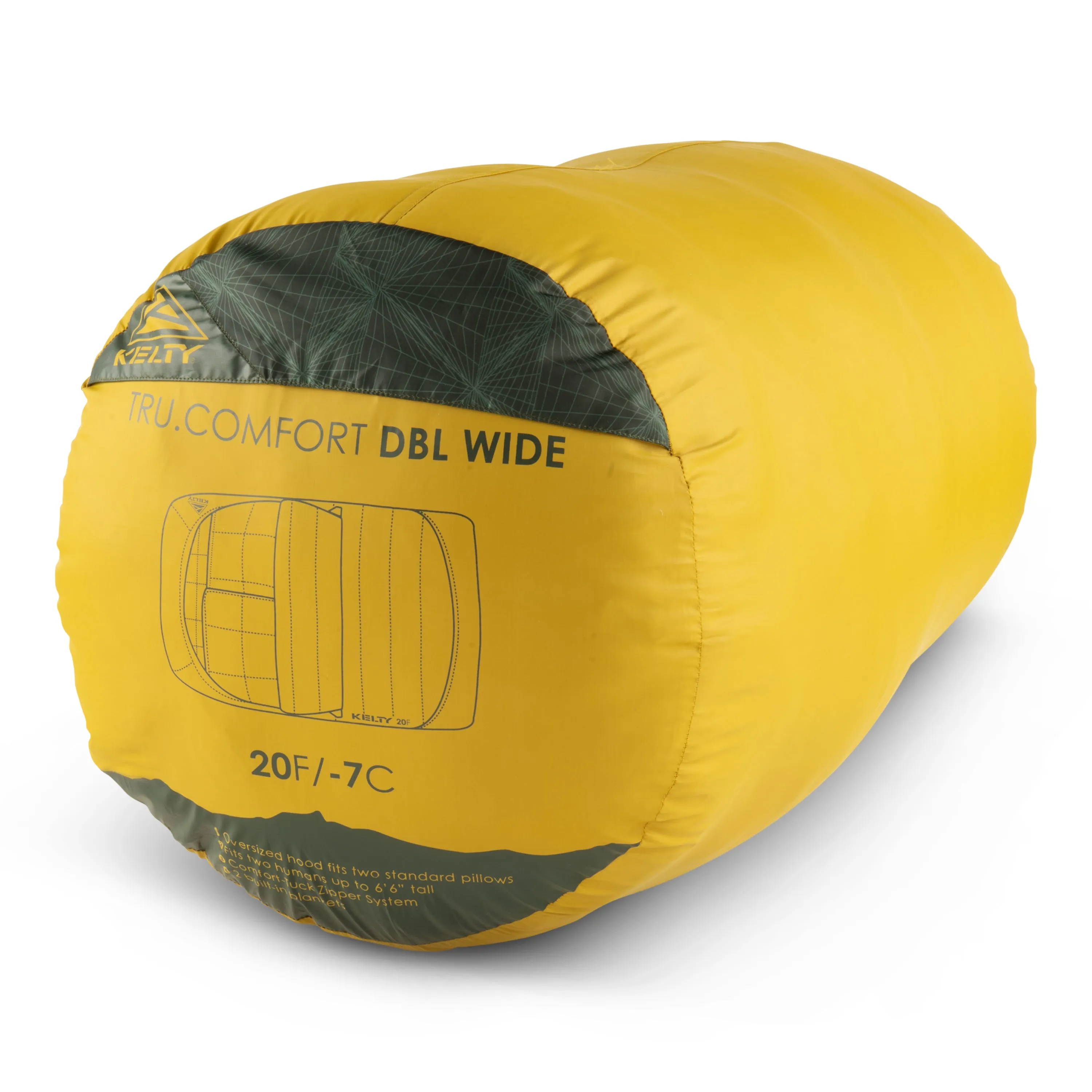 Tru.Comfort Doublewide 20F Olive Oil / Gamescape