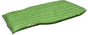 Under The Duvet Sleeping Bag Down Hammock Underquilt Camping Duvet Tourist Sleeping Bag (Green)