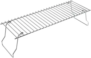 Universal Grill Warming Rack for Wood Pellet Smoker Grill, 18.9" Grill Rack Replacement Parts for Traeger, Blackstone, Pit Boss, Weber, Char Griller, Foldable Leg Design Grill Rack for Outdoor Grill