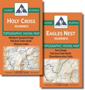 Vail Area Hiking Map Pack: Eagles Nest and Holy Cross Wilderness Topographic Maps