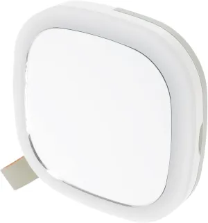 VALICLUD Rechargeable LED Makeup Mirror Portable Compact Travel Mirror with Light Design Brightness USB Charging for Go Makeup Application