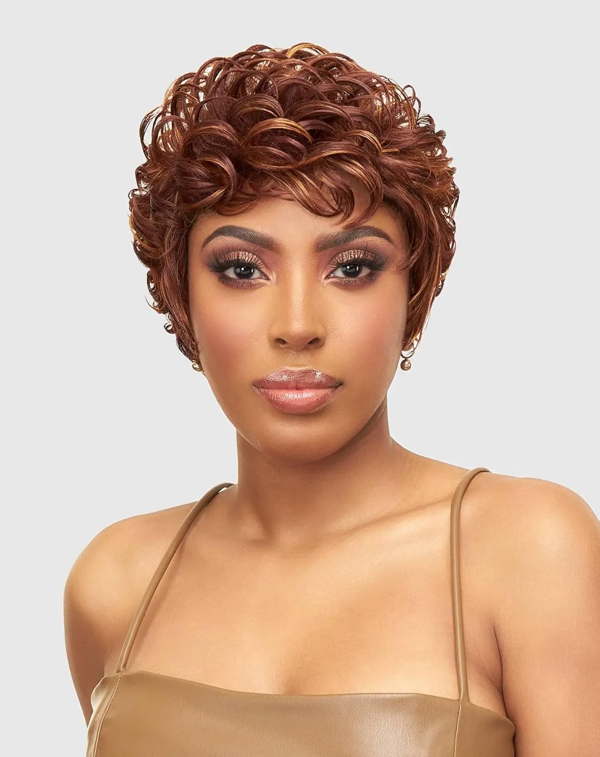 Vanessa Fashion Wigs Short Length Wavy Style Heatwave Synthetic Wigs - ANON (44)