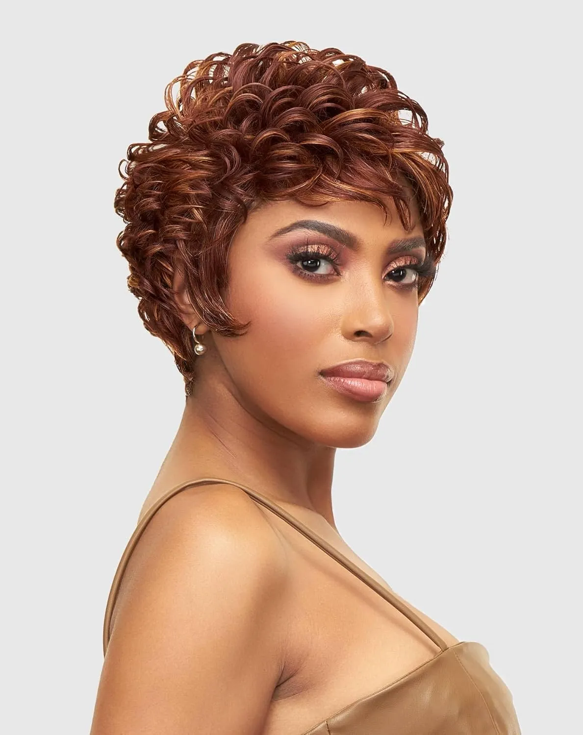 Vanessa Fashion Wigs Short Length Wavy Style Heatwave Synthetic Wigs - ANON (44)