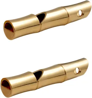 VICASKY Whistle Outdoor Emergency Whistles Survival Whistle Keychain Whistle Whistle Golden Brass