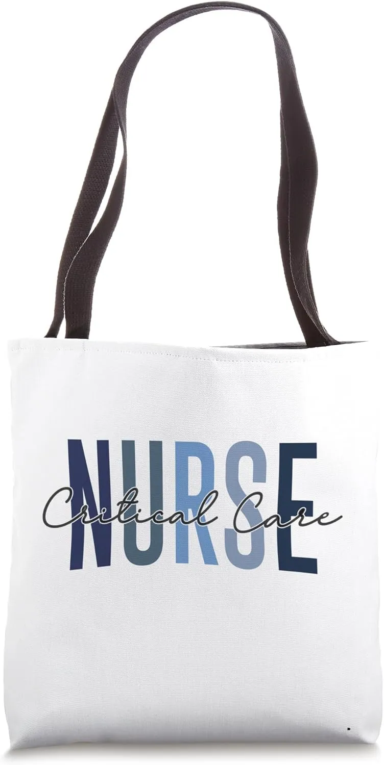 Vintage Critical Care Nurse CCU Nurse Critical Care Nursing Tote Bag