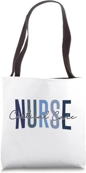 Vintage Critical Care Nurse CCU Nurse Critical Care Nursing Tote Bag