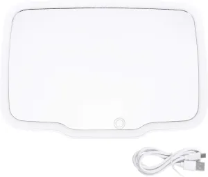 Wakauto 1pc Led Makeup Mirror Light Portable Charging Type Car Cosmetic Mirror for Makeup Brightness Vehicles