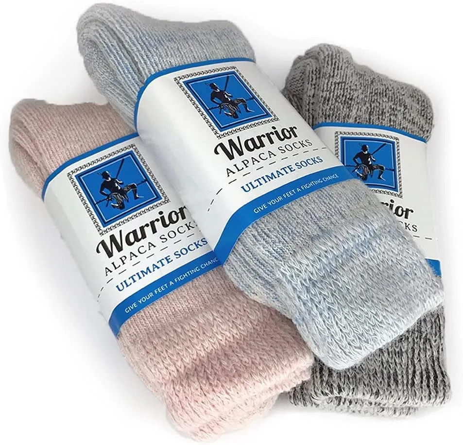 WARRIOR ALPACA SOCKS - Unisex Toasty Toes Ultimate Alpaca Socks For Men And Women