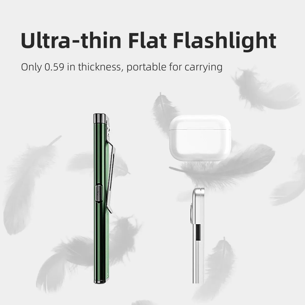 Warsun T7 Latest LED Keychain Flashlight  650Lm Portable Mini Torch Light Pocket Lantern Flood Work Light With Magnet