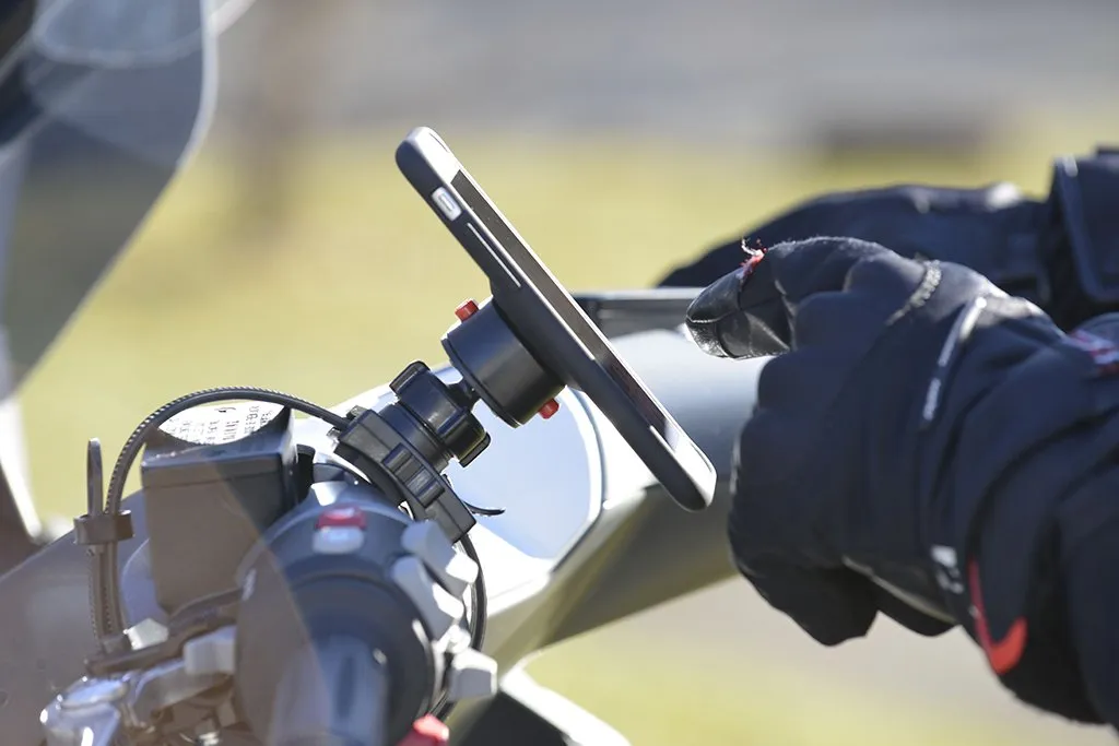 Waterproof Scooter - Moped Collar Mount for 5" GPS Sat Nav Devices (sku 48379)