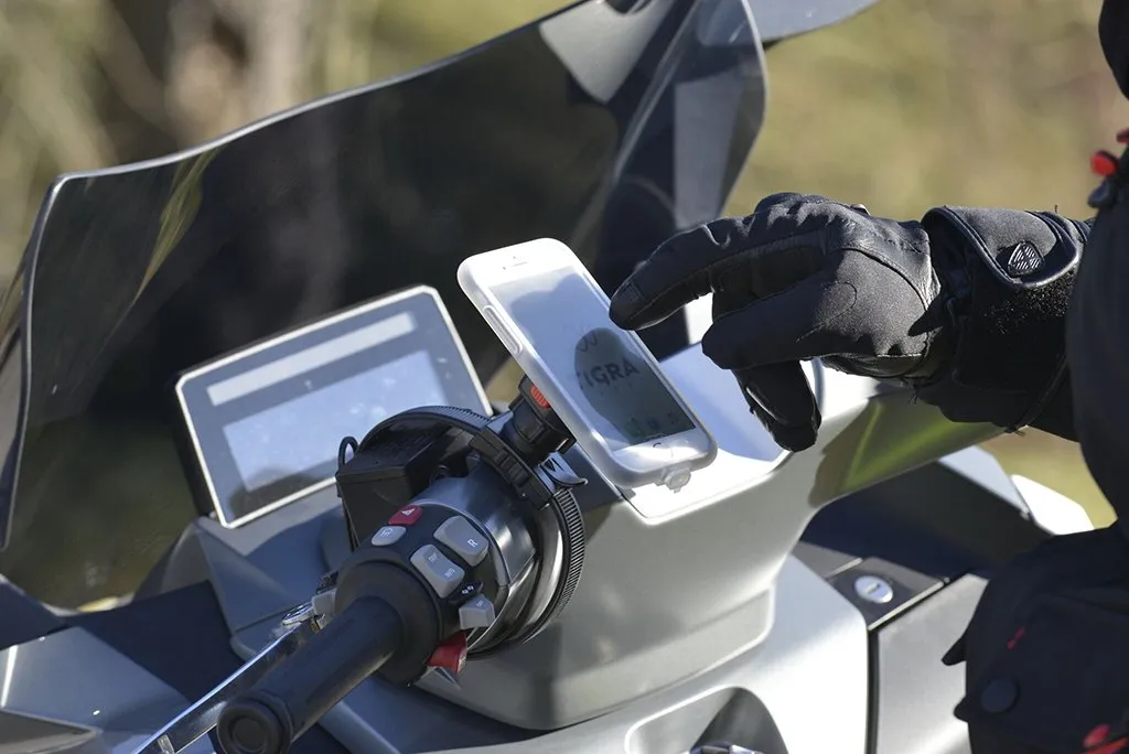 Waterproof Scooter - Moped Collar Mount for 5" GPS Sat Nav Devices (sku 48379)