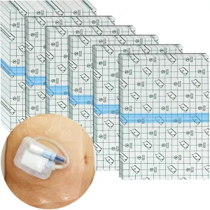 Waterproof Shower Bandage Protector [Pack of 50], 6"x10" Dialysis Catheter Shower Cover Wound PD Peritoneal Dialysis Chemo Port Chest Feeding Tube G-Tube PICC Line Film Dressing