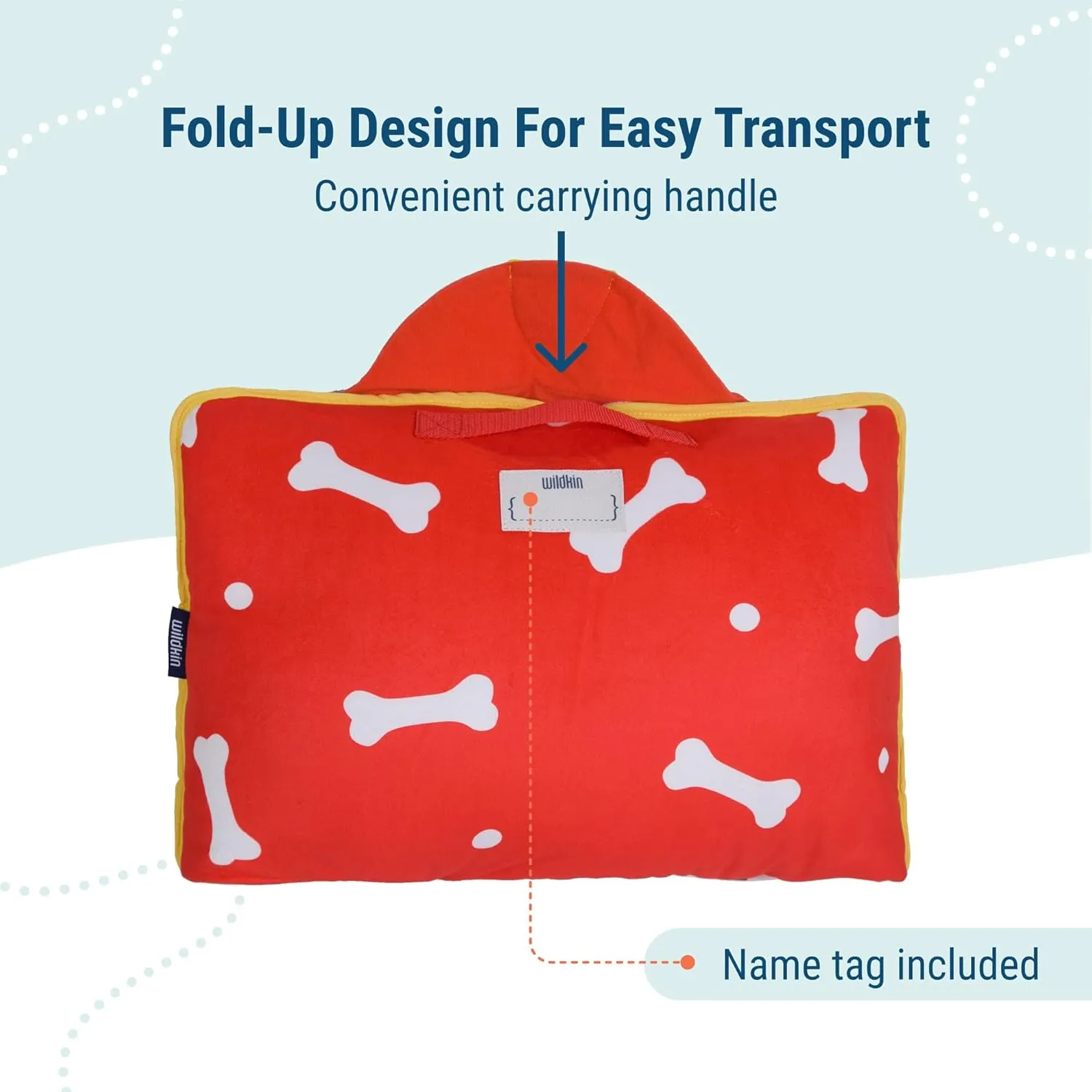 Wildkin Kids Plush Nap Mat – Soft, Cozy, Convenient for Daycare & Preschool