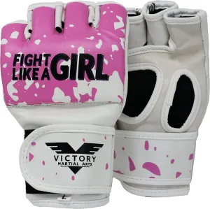 Women's MMA Gloves Boxing Gloves Synthetic Leather Fingerless Punching Bag Gloves for Kickboxing, Sparring, Muay Thai and Heavy Bag