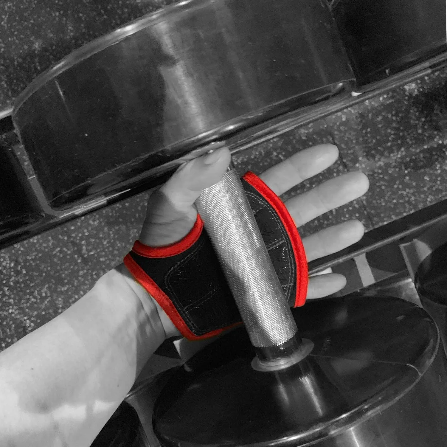 Workout Gloves Fitness Cross Training WODS Gym Yoga Exercise Grip Pads Weight Lifting Powerlifting Anti-Slip Barehand Strong Grips Palm Protect Men Women