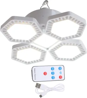 Yardwe Solar Camping Light 5 Lighting Modes Foldable Night Market Lamp Rechargeable
