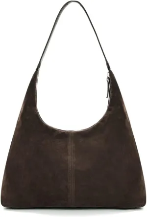 YDSIII Synthetic Suede Bag For Women,Tote Bag For women, Suede Tote Bag With Leather Shoulder Strap