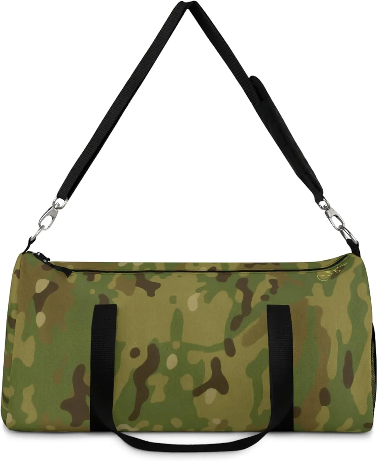 Yorkeez Multicam Style Gym & Travel Bag | Multiple Compartments, Adjustable Strap, Zipper Closure | Durable 100% Polyester