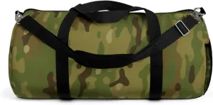 Yorkeez Multicam Style Gym & Travel Bag | Multiple Compartments, Adjustable Strap, Zipper Closure | Durable 100% Polyester