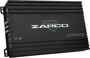 Zapco ST-4B 4-Channel 65 Watts x 4 RMS Full Range Class AB Amplifier