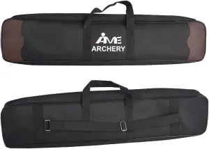 ZSHJGJR Archery Recurve Bow Bag Take Down Portable Soft Bow Case Double Layer Bag for Storage and Arrow, for Take Down Recurve Bow/Long Bow Outdoor Shooting Practice
